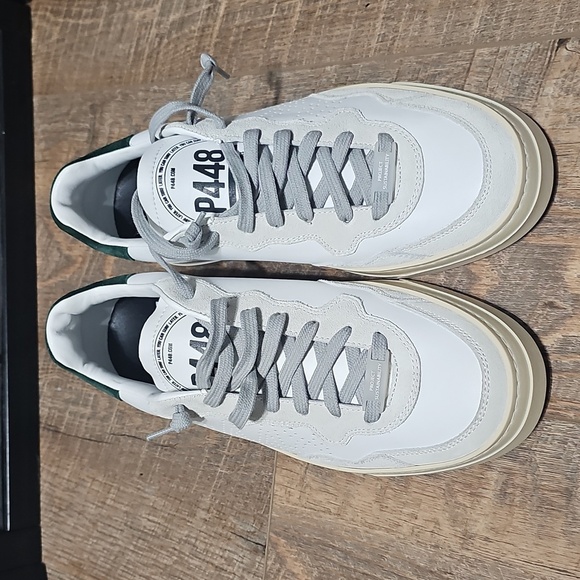P448 x Project Sustainability White/Gray/ Sneakers Size 38 New - Picture 15 of 16